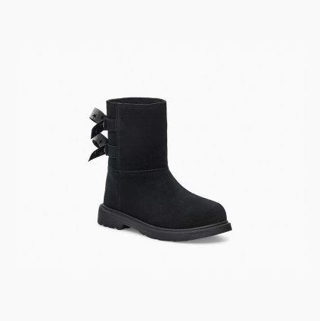 UGG Tillee Black Boots for Kids (GYQH19734)